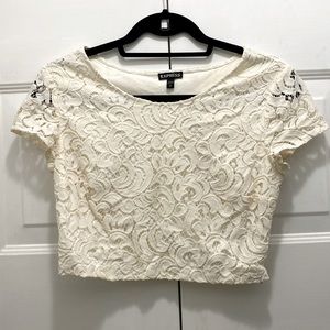 Lace crop top